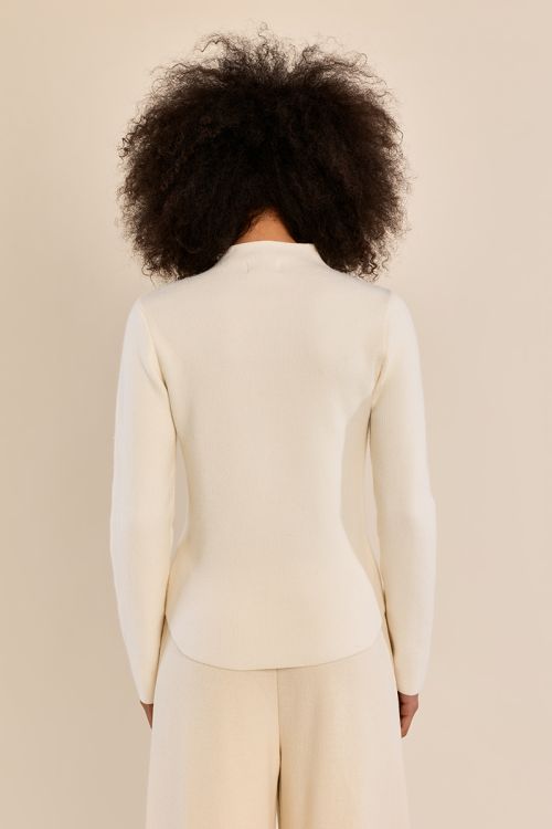 Pull droit en maille fine