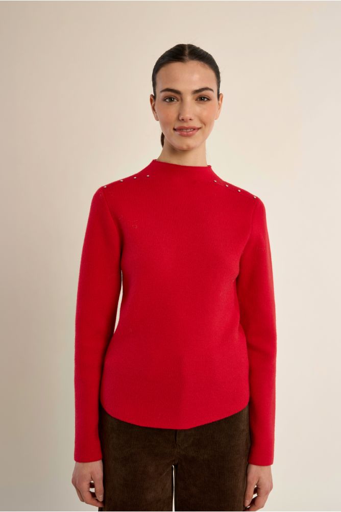Pull droit en maille fine