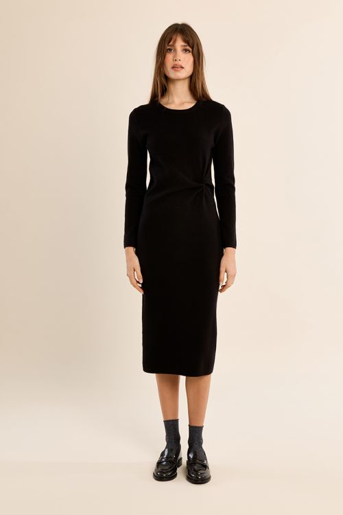 Robe longue, croisée