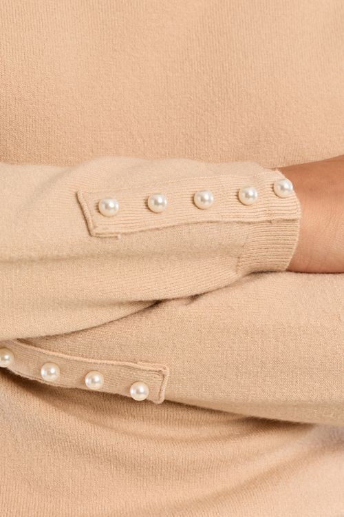 Jersey de manga larga detalle abalorios