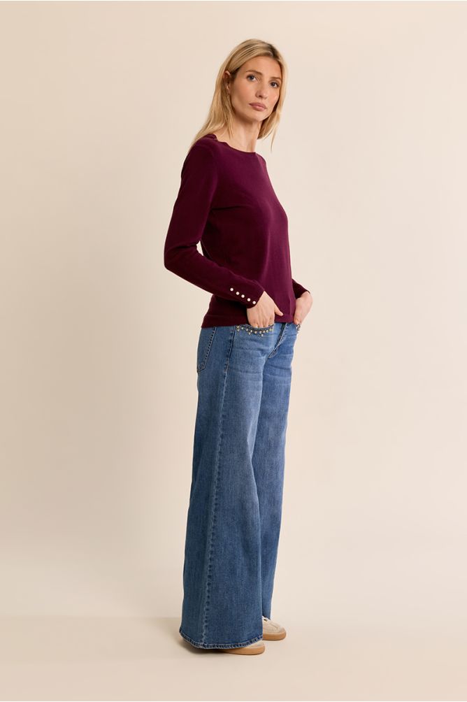 Fine knit top
