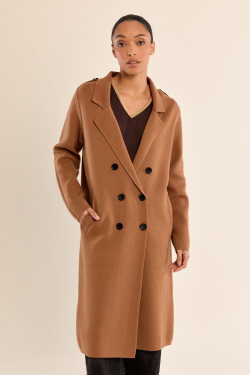 Manteau blazer, long