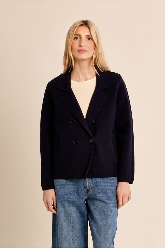 Manteau blazer, court