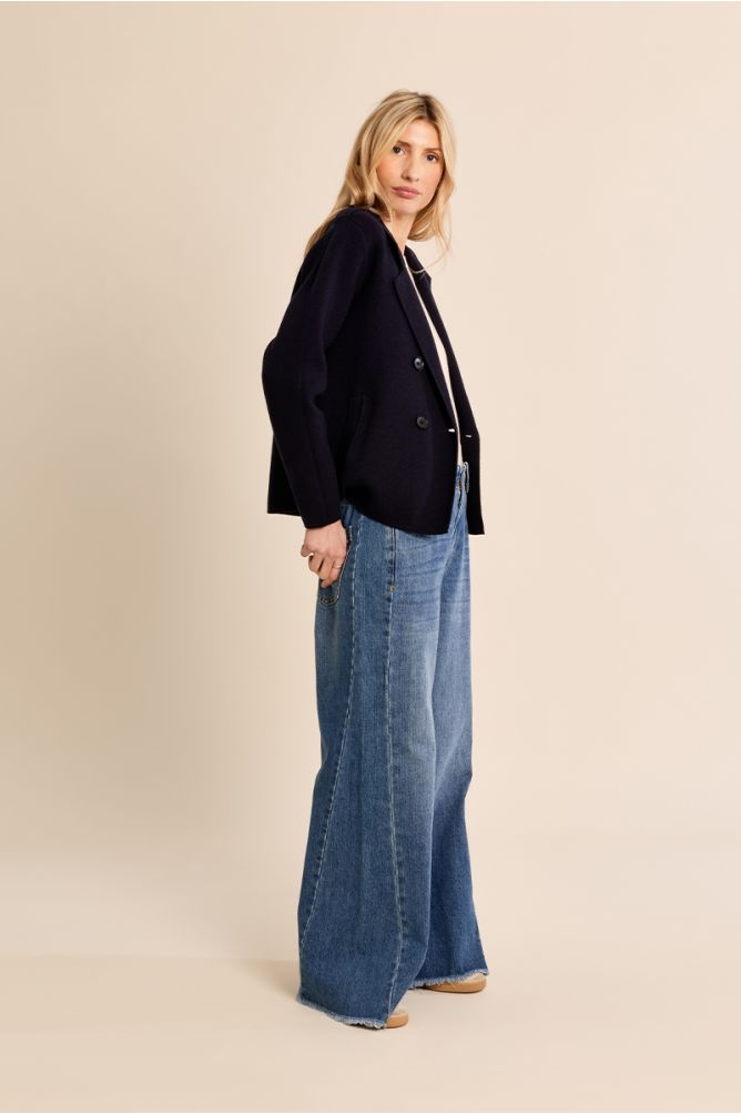 Manteau blazer, court