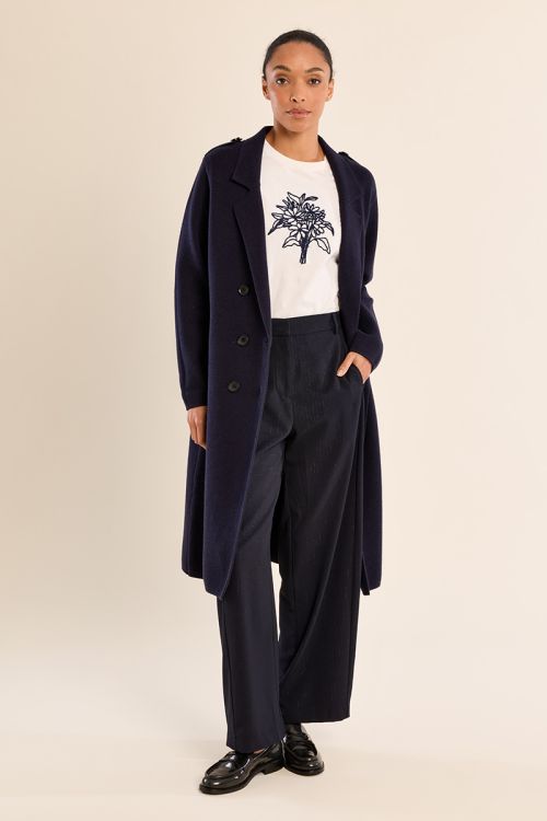 Manteau blazer, long