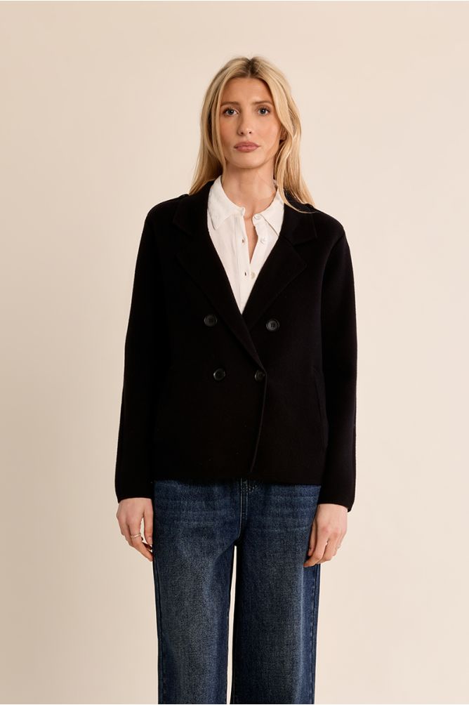 Manteau blazer, court