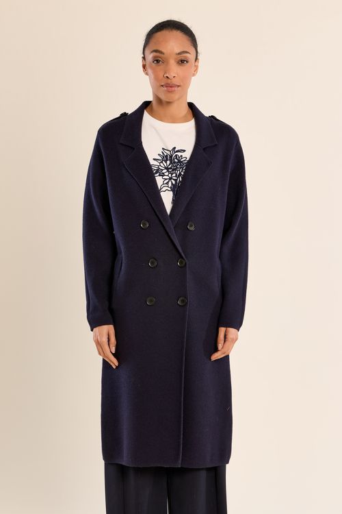 Manteau blazer, long