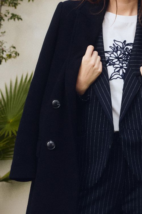 Manteau blazer, long
