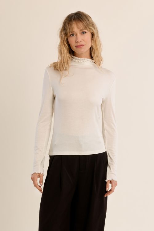 Jersey de manga larga cuello alto