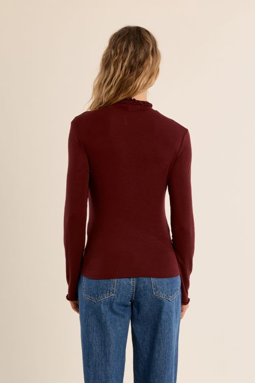 Jersey de manga larga cuello alto