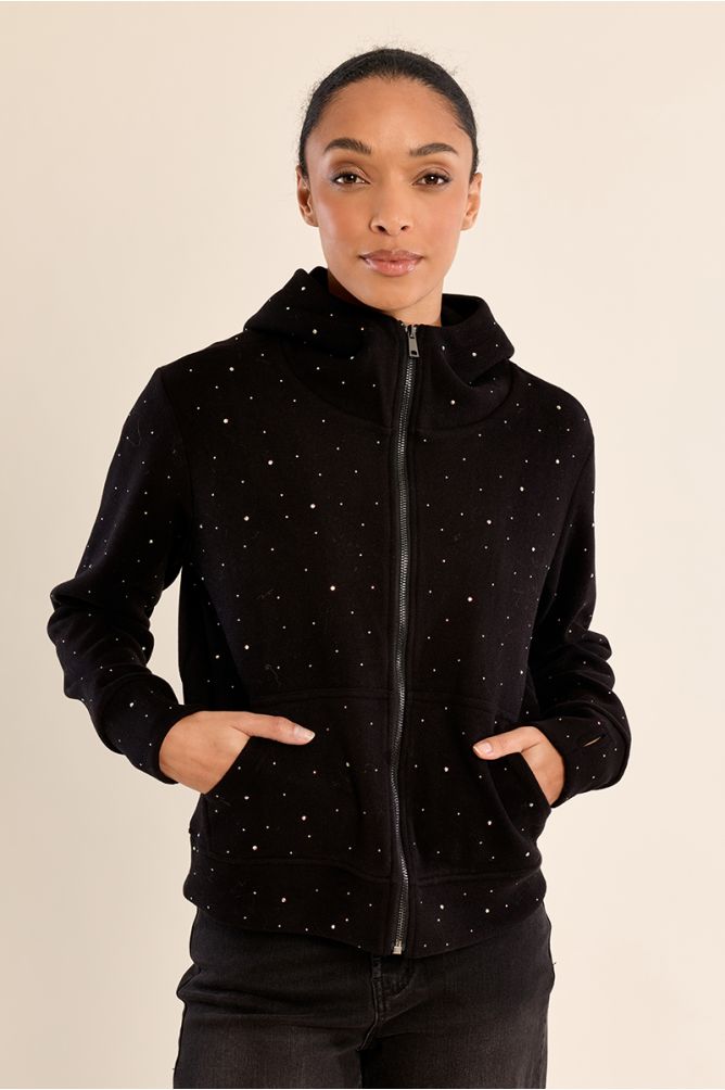 Giacca con zip e strass - Molly Bracken