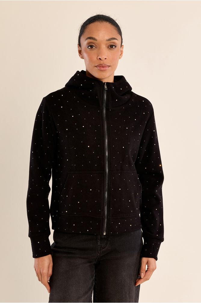 Giacca con zip e strass - Molly Bracken