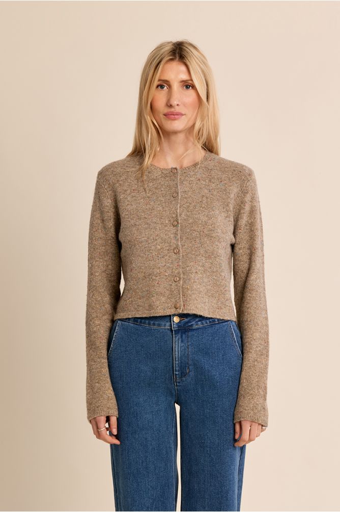Short, fitted cardigan