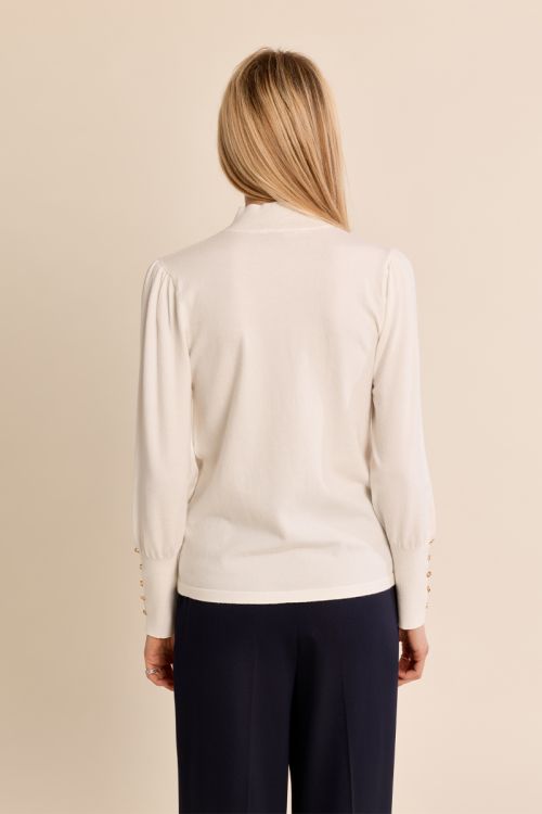 Fancy neckline sweater