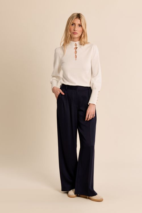 Fancy neckline sweater