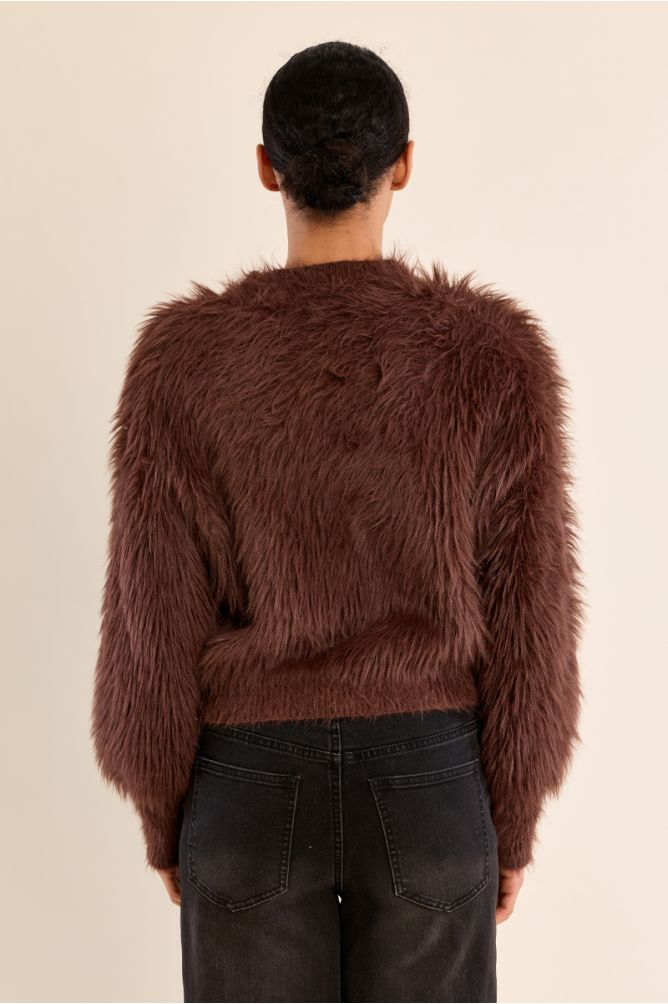 Jersey de manga larga de peluche