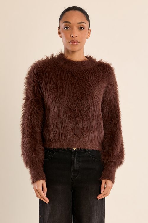 Jersey de manga larga de peluche
