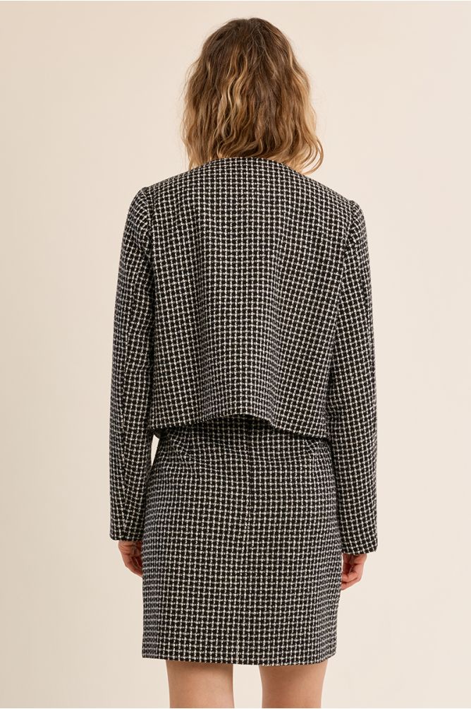 Veste en tweed, boutonnée