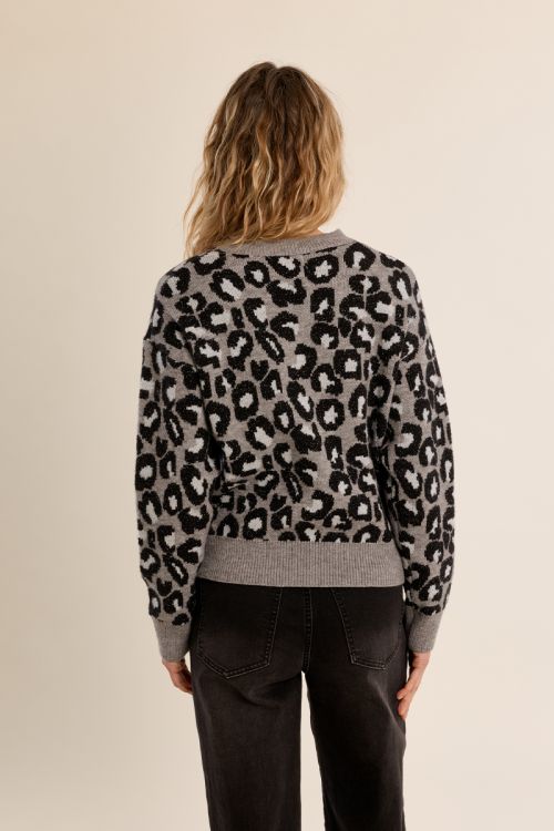Pull léopard droit