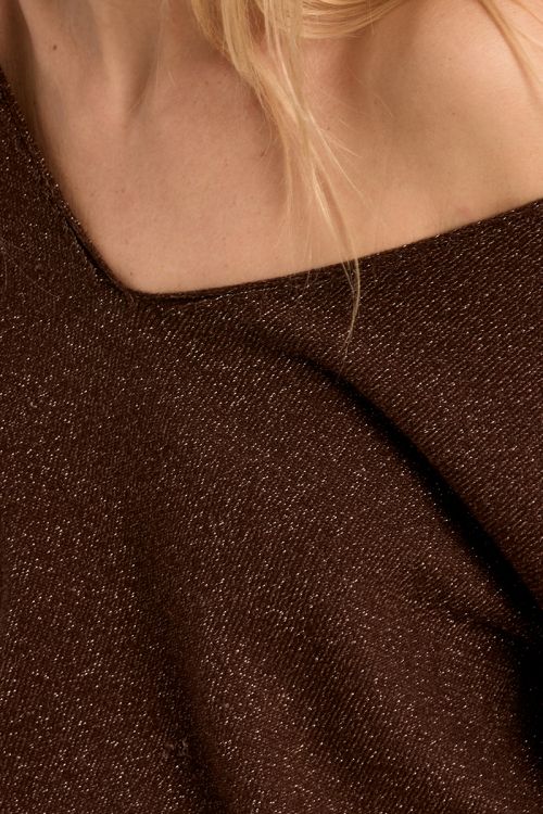 Jersey de manga larga cuello en V