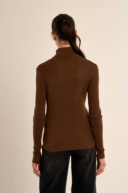 Ribbed turtleneck
