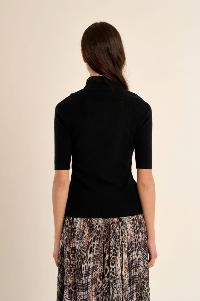 Turtleneck top, 3/4 sleeves