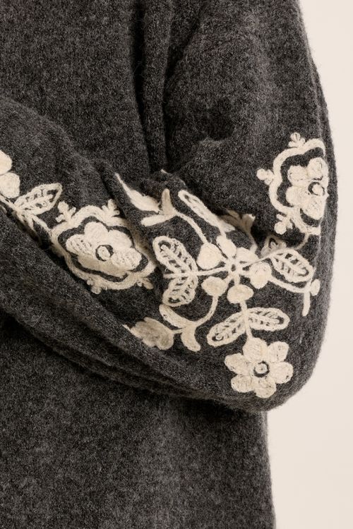 Jersey de manga larga detalle flores