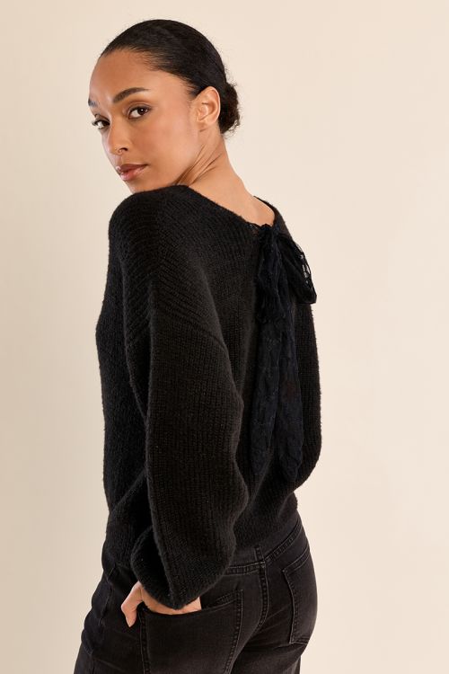 Bow detail sweater