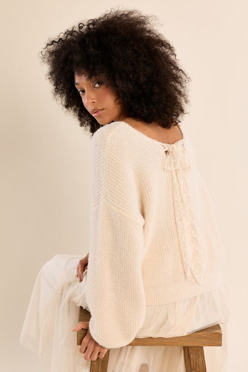 Maglione con dettaglio fiocco - Molly Bracken