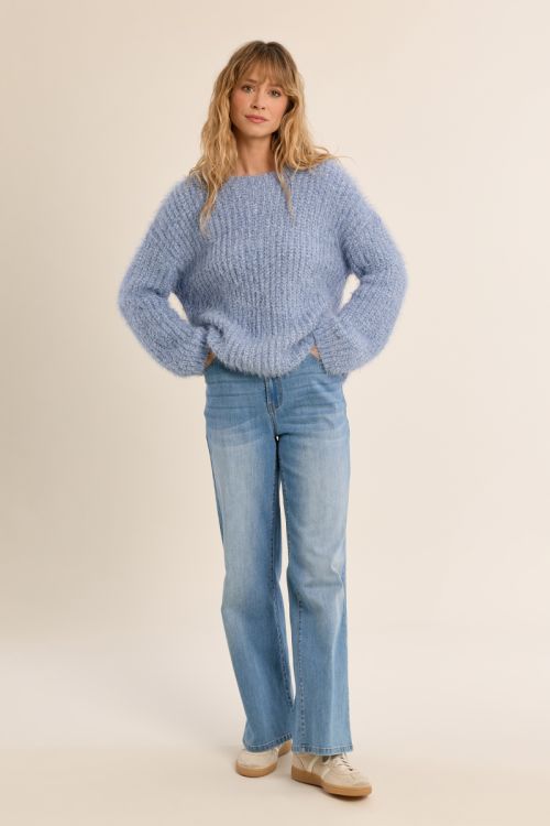 Pull en maille unie