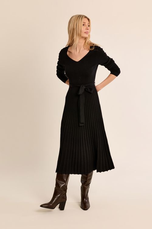 Long pleated dress
