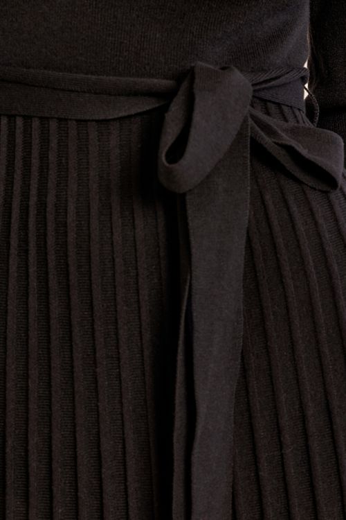Robe longue plissée
