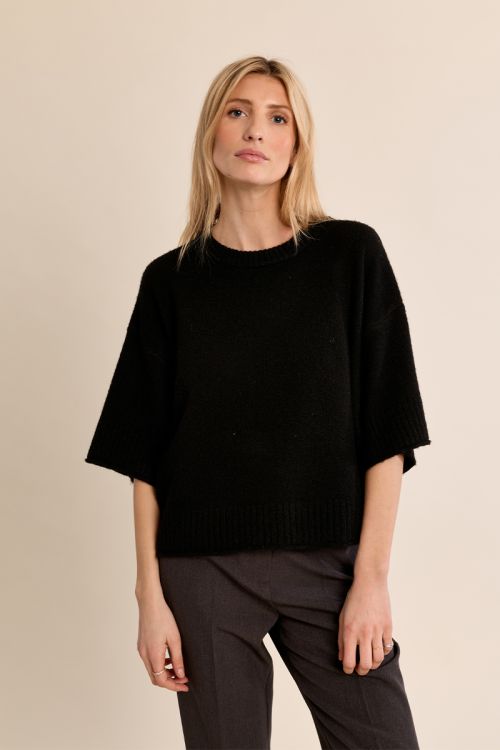Pull en maille évasé