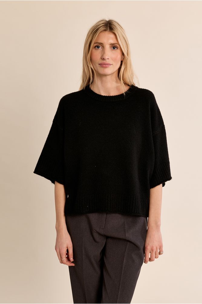 Pull en maille évasé