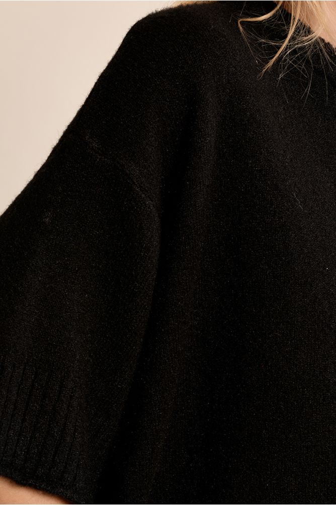 Pull en maille évasé