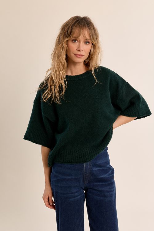 Pull en maille évasé