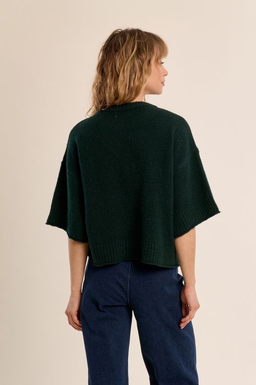Pull en maille évasé