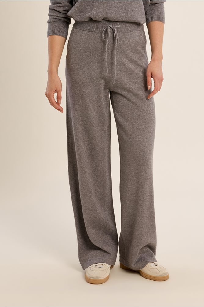 Pantalon style jogger, à nouer