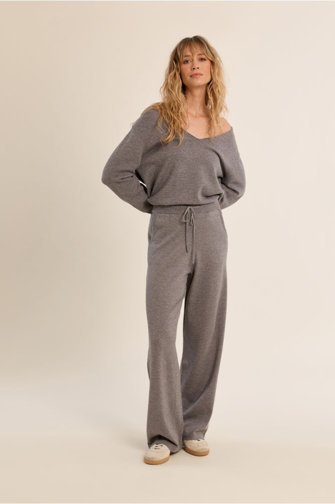Pantalon style jogger, à nouer