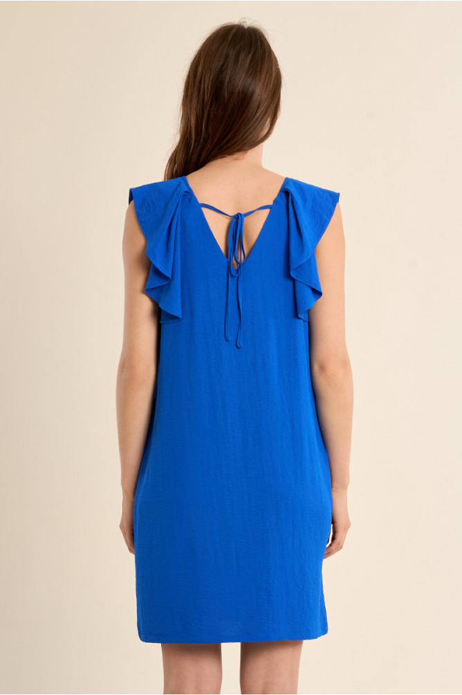 Robe courte, droite