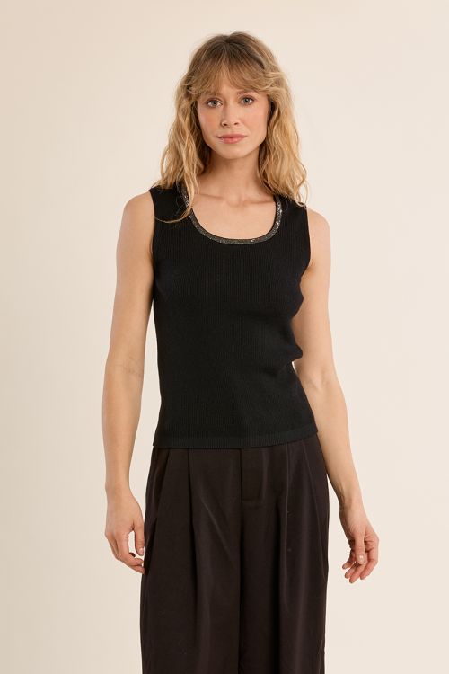 Ribbed tank top