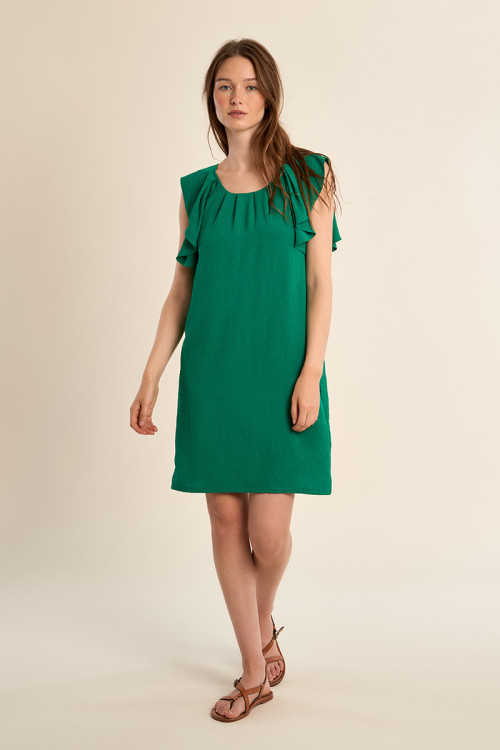 Robe courte, droite