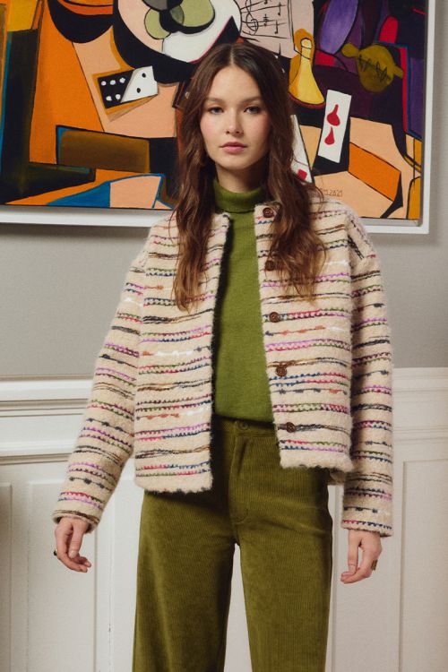 Knitted turtleneck sweater