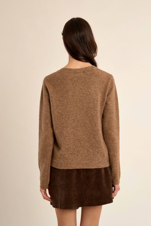 Cardigan en maille col rond
