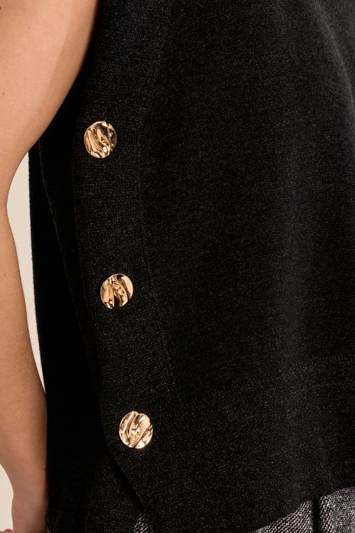Pull en maille sans manches