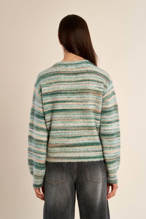 Rhinestone knit sweater