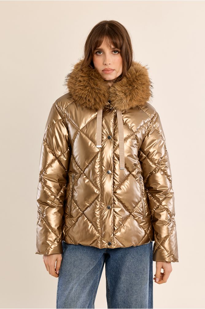 Chaqueta acolchada con capucha