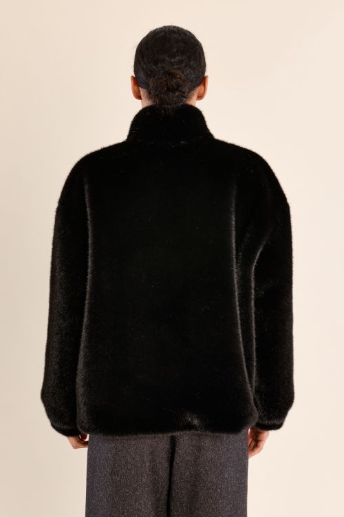 Imitation fur jacket