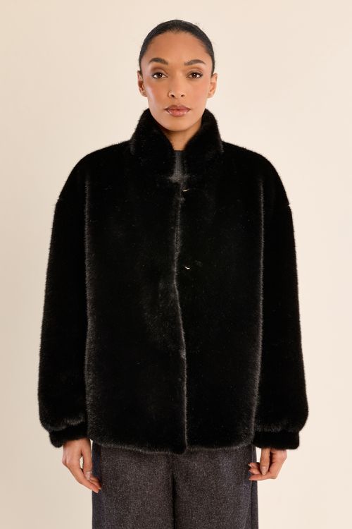 Imitation fur jacket