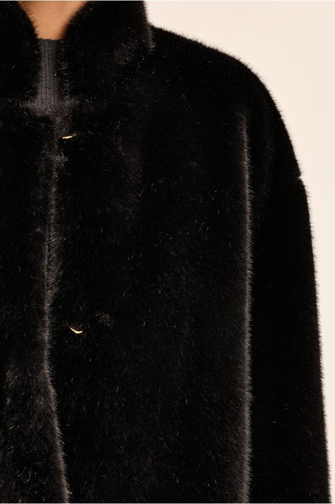 Veste imitation fourrure